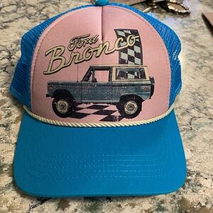 Ford Bronco Trucker Hat Cap Snapback